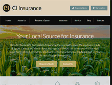 Tablet Screenshot of ciinsurance.com